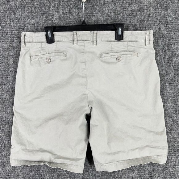 Southern Pines Shorts Mens 38 Gray 9" Inseam Stretch Chino Preppy Club Broken In - Picture 2 of 8